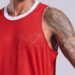 Vente en gros au meilleur prix, uniforme réversible de haute qualité, nouveau design, taille adulte personnalisée, respirant, 100% polyester, sans manches - Product Image 6