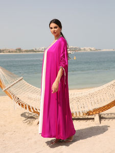 Robes Abaya Islamiques de Luxe Modernes et Sophistiquées en Gros - Couleur Personnalisée, Anti-Froissage, Fait Main, Manches Longues pour Adultes, en Soie - Product Image 2