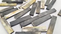 Vintage-Style Buffalo Horn Bone Nut & Saddle Blanks Quick Delivery Guitar Accessories Strings & Picks for Instruments