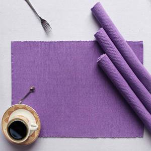 100% Cotton Fused Durable Easy To Clean Tablemats Quick Dry <b>Placemats</b> for Daily Use Wedding Party Sustainable Reusable Stylish - Product Image 3