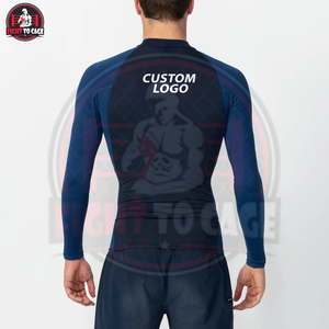 Ropa Deportiva, Servicio OEM, Nueva Llegada, Cómodo Rashguard de Compresión para MMA, Secado Rápido, Manga Larga, Poliéster/Spandex/Nailon 220g - Product Image 3