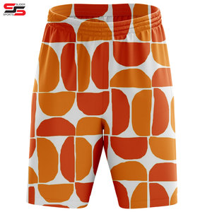 Polyester Fabric Waterproof Drawstring Waistband <b>Men's</b> Swim Beach <b>Shorts</b> Sublimation <b>Printed</b> <b>shorts</b> - Product Image 4