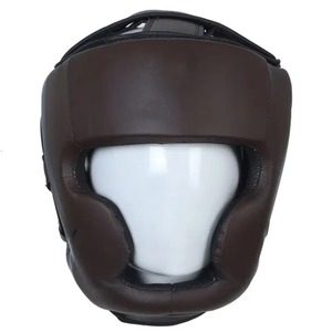 Venta caliente personalizado de alta calidad de cuero de boxeo Head Guard Dual Sport MMA Unisex Venta en línea - Product Image 3