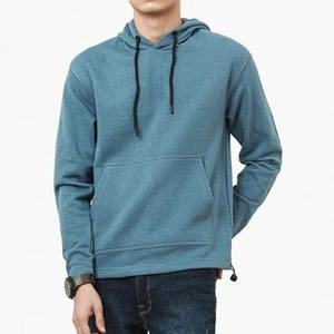 100% Cotton <b>Fleece</b> Pullover <b>Hoodie</b> for <b>Men</b> Customizable High Quality Heavyweight Winter Pullover Solid Pattern Hooded Collar - Product Image 4