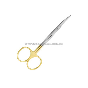 กรรไกรผ่าตัดแบบใช้มือ ทำจากทังสเตนคาร์ไบด์ ปลายโค้งและปลายตรง ผลิตจากสแตนเลส สำหรับการผ่าตัด คม ได้รับการรับรองมาตรฐาน CE และ ISO รับผลิตแบบ OEM - Product Image 1