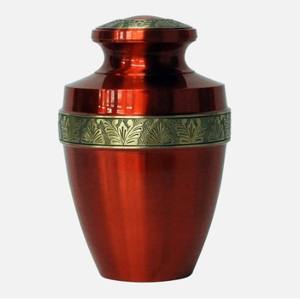 High Quality Customized Aluminium Cremation Urn With Best Quality Wholesale Metal Large Keepsake Urn Funeral <b>Supplies</b> From India - Product Image 5