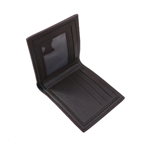 Cartera de cuero de vaca personalizada de alta calidad con cierre abierto con patrón de rayas y forro de poliéster a la venta ahora - Product Image 6