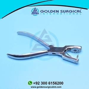 Kits de presa de goma dental Juego de instrumentos quirúrgicos-Equipo de laboratorio de Odontología de ortodoncia Agarre ergonómico de acero inoxidable Certificado CE - Product Image 4