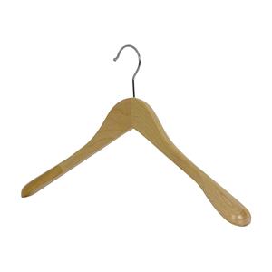 Solid Wood Suit <b>Hangers</b> for Clothing Store-Lotus and Beech Wood Single Tier Custom Logo Available - Product Image 2