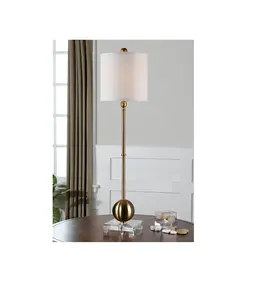 โคมไฟตั้งโต๊ะ/โคมไฟตั้งพื้นในร่มทำจากทองเหลืองตกแต่งใหม่ล่าสุดออกแบบได้ตามต้องการงานฝีมือธรรมชาติ