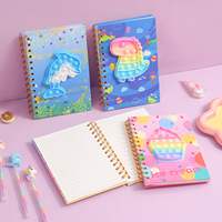 Carnet de composition A5 en gros, format Fidget Journal, reliure spirale, couverture en papier anti-stress pour enfants