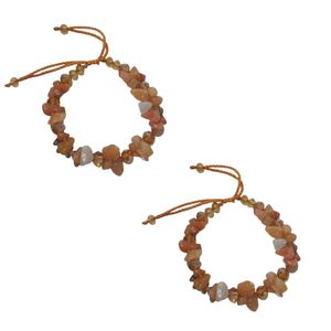 Nays, pulsera de otoño Quercus marrón oscuro, cuentas de madera Natural hechas a mano, joyería para mujer, accesorio de moda de otoño - Product Image 4