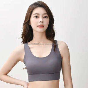 เสื้อชั้นในกีฬาผู้หญิงคุณภาพสูง ป้องกันแรงกระแทก สายไขว้หลัง ติดตะขอ ยืดหยุ่น ระบายอากาศได้ดี เหมาะสำหรับโยคะ วิ่ง ออกกำลังกายแบบกระชับรับแรงกระแทกสูง - Product Image 3