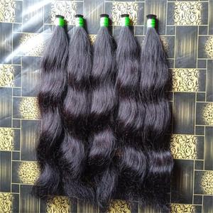 Extensiones de Cabello Humano Virgen Indio Sin Procesar 100% Remy, Trama Doble, Cutícula Intacta, Paquete de Extensiones de Cabello Humano Natural - Product Image 3