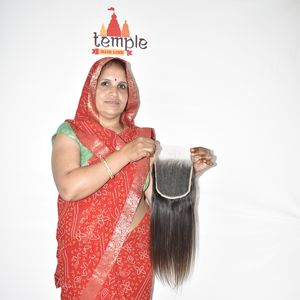 Vietnamese Unprocessed Raw 6*6 HD Closure Deep Wave 100% Temple Processing None Natural <b>Color</b> Black Women Human <b>Hair</b> <b>Extensions</b> - Product Image 3