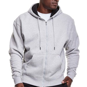 Sudadera con Capucha de Forro Polar Grueso para Hombre, Manga Larga, con Cierre, 50% Algodón, 50% Poliéster, con Logotipo Personalizable - Product Image 2