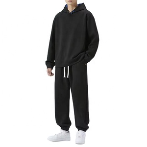 ชุดวอร์ม2025สำหรับผู้ชายชุดวิ่งผ้าฝ้าย100% ผ้าฟลีซไซส์ใหญ่พิเศษชุดกีฬาตามสั่งสำหรับฤดูหนาวของผู้ชาย - Product Image 1