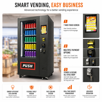 Ouruoxi Groothandel Grote Touchscreen QR-code Munt- en Creditcard Betaalautomaat Merken voor Drankjes en Snacks Bedrijfsconcept