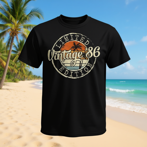 Maglietta vintage del 1986 per il 39° compleanno da donna, maglietta per la festa dei 39 anni - Product Image 3