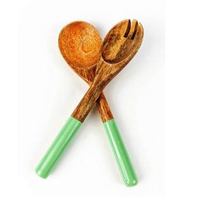 Hot Selling Item Accessories Acacia <b>Salad</b> <b>Server</b> Set Eco-Friendly Dishwasher Safe <b>Salad</b> Tools Home Kitchen Made in India - Product Image 3