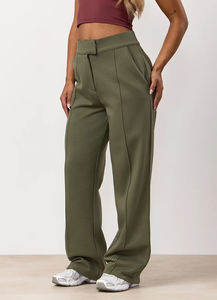 Ensemble sweat à capuche et pantalon de jogging en molleton olive pour femme, survêtement en coton mélangé doux idéal pour le salon de yoga en salle de sport ou pour un usage quotidien - Product Image 3