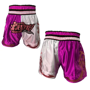 Pantalones cortos de boxeo Muay Thai para hombre, pantalones cortos de entrenamiento de 100% poliéster Muay Thai, pantalones cortos deportivos de boxeo para hombre, pantalones cortos personalizados de secado rápido Muay Thai - Product Image 3