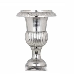 Jarrón de urnas Chapado en plata para centros de mesa de boda decoración de flores Venta caliente urnas de Metal forma jarrón de aluminio para Navidad - Product Image 6