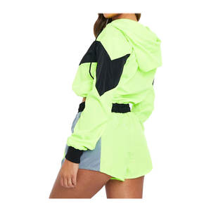 Conjunto de 2 Piezas de Ropa de Verano para Mujer, Chaqueta Cortavientos y Pantalones Cortos, Estilo Urbano Vintage con Botones, 100% Nailon Impermeable, Precio al por Mayor 2026 - Product Image 4