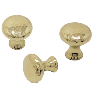 Vente en gros de qualité exceptionnelle, installation facile, bouton de porte en laiton martelé de 32 mm, garantie 5 ans - Product Image 1