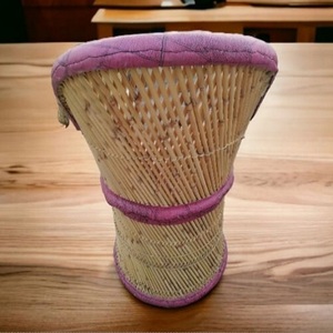 สินค้ายอดนิยมสไตล์วินเทจเก้าอี้หวายลานไม้ไผ่พร้อมเบาะสําหรับห้องนั่งเล่นร้านอาหารคาเฟ่เก้าอี้ไม้ไผ่ทอมือ - Product Image 4