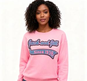 Blue <span class=keywords><strong>Jack</strong></span> e <span class=keywords><strong>Jill</strong></span> dal 1938 toppe in feltro di ciniglia per abbigliamento ferro personalizzato su Patch da ricamo - Product Image 1