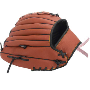 Gants de receveur de baseball en cuir personnalisés de haute qualité Équipement de protection des mains confortables-Vente en gros - Product Image 4
