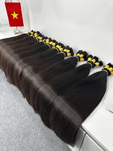 HD Lace Bulk Wig Baby Virgin Vietnamese Hair 8 Inches Bleach #613 Free Part Custom Logo Available Natural - Product Image 2