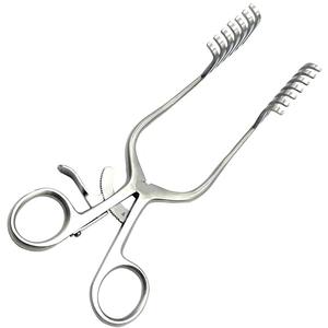 Retractor de cerebelo de acero inoxidable, juego de instrumentos neuroquirúrgicos manuales para una retracción precisa de tejidos - Product Image 2