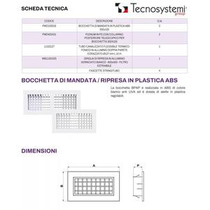 Kit de système HVAC Tecnosystemi PROAIR PACK 2 Zones avec finition rapide, 150 connexions - Product Image 6