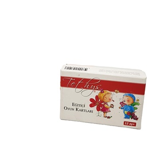 Boîtes de cartes de jeu pour l'éducation préscolaire, imprimées en offset, recyclables, avec revêtement UV en feuille d'or personnalisée, emballage de jeu pour enfants - Product Image 4