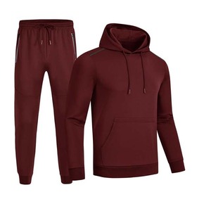 100% Cotton Fleece Fabric Comfortable Breathable Latest Style Tracksuits Custom Logo Design Tracksuits for <b>Adults</b> High Quality - Product Image 4