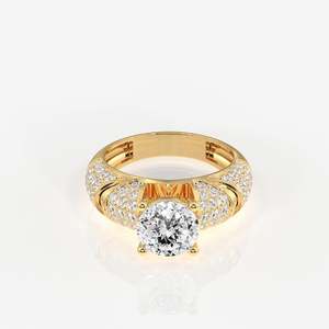 Anillos de Oro de 14k con Diamantes Cultivados en Laboratorio con Corte Portugués - Product Image 1