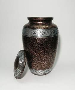 2023 Urna de cremación de Metal de latón antiguo personalizada de fábrica Nuevo diseño Suministros funerarios - Product Image 5