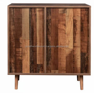 Newest Modern Customised Walnut Wooden Dining Kitchen Living Room Storage <b>Sideboard</b> <b>Cabinet</b> Wooden Furniture Wholesaler - Product Image 5