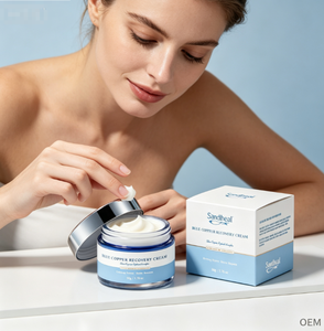 Crème réparatrice professionnelle au cuivre bleu – Hydratant facial intensif réparateur et anti-âge |   OEM - Product Image 2