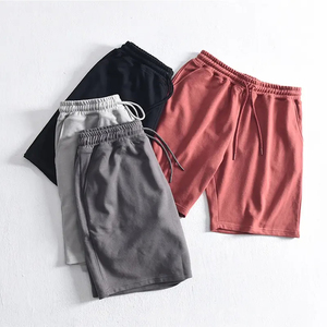 Alta calidad lavado pantalla Puff impresión Vintage algodón fabricante francés Terry sudor hombres personalizado ácido lavado pantalones cortos para hombres - Product Image 3