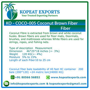Fibre de coco naturelle de haute qualité Fibre de coco Premium Déchets agricoles de l'Inde Meilleur prix - Product Image 5