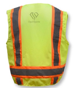 Gilet de sécurité réfléchissant respirant haute visibilité avec poches Vêtements de travail confortables - Product Image 4