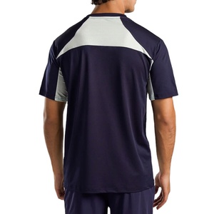 Nouveau T-shirt de sport pour homme en jersey 100% coton respirant et écologique, design à panneaux, personnalisable, prix usine, prix bas - Product Image 2