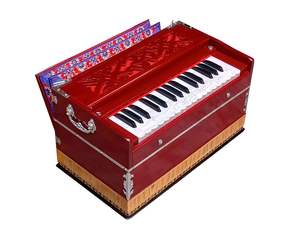 Handmade <b>Wooden</b> Harmonium With Adjustable Stops And Responsive <b>Keys</b> Suitable <b>For</b> Solo Performances - Product Image 3
