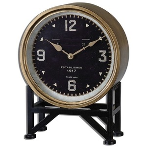 Reloj de bolsillo de forma redonda de lujo hecho en latón puro, nuevo reloj colgante de pared con nuevo reloj de escritorio de Metal para decoración de Mesa del hogar - Product Image 2