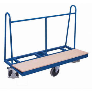 Carretilla de Panel Industrial Variofit con Disposición de Cuatro Ruedas, Capacidad de Carga 500 Kg, Diseño Romboidal - Product Image 1