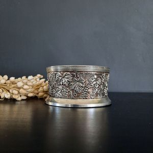 Luxury Durable Nickel Plated Stainless Steel <b>Wine</b> <b>Bottle</b> <b>Coaster</b> Reusable for Catering Events & Outdoor/Indoor Dining - Product Image 4