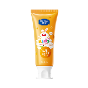 Pasta de dientes para bebés Orgánica Herbal Calmante Gingiva Oral Limpieza profunda <span class=keywords><strong>Blanqueamiento</strong></span> de dientes Fresa Naranja Menta Pasta de dientes - Product Image 2